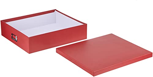 Pioneer Jumbo Scrapbook Storage Box, Red