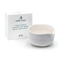 Jade Leaf Matcha Bowl, Hand Made Porcelain with White Matte Glaze