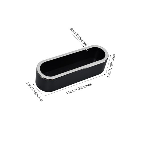 Metal Desktop Card Holder for Desk Stylish Aluminum Alloy Business Card Display Stand for Men Office Black 1 Pack - color: Black