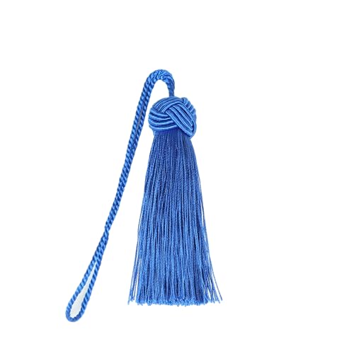 BEL AVENIR 8 Pcs Elegant Polyester Key Tassel Colorful Craft Tassels Charms - color: Royal Blue