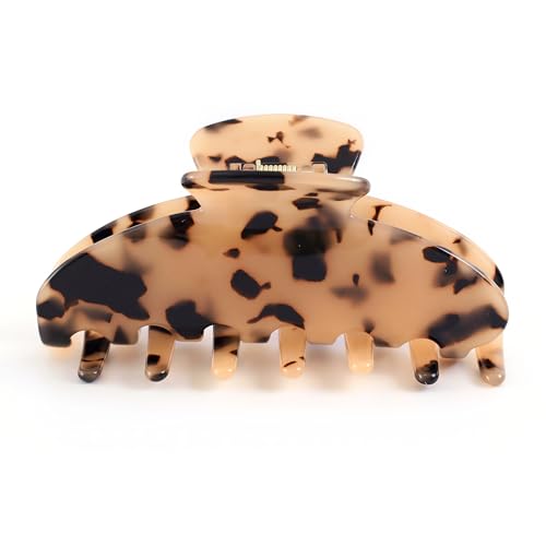 Big Hair Claw Clips Tortoise Shell Large Claw Clip For Women - color: Tortoise Shell