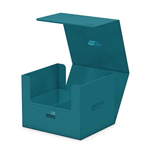Ultimate Guard Minthive 30+, Deck Case for 30 Magnetic Card Cases, Perfect Storage for Graded Cards, Petrol, Secure Closure & Snaplock Mechanism - color: Petrol