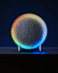 Nobiggie Meteorite Texture Ambient Lighting, Halo Glow, White, 8.66 in - size: 8.66 in