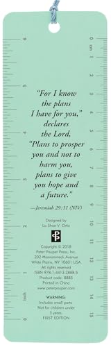 For I Know the Plans I Have for You Beaded Bookmark