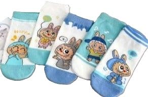 Cute Cartoon Kawaii Socks for Women – Aesthetic Funny Soft Novelty Gift - color: Ocean Breeze