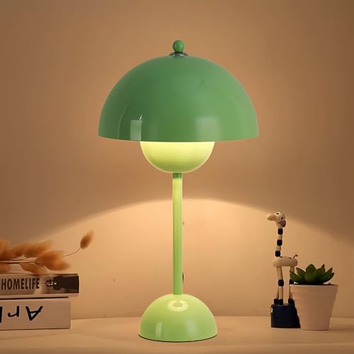 Creative Mid-Century Modern Bud Table Lamp for Home&Office, Rust Red - color: Rust Red
