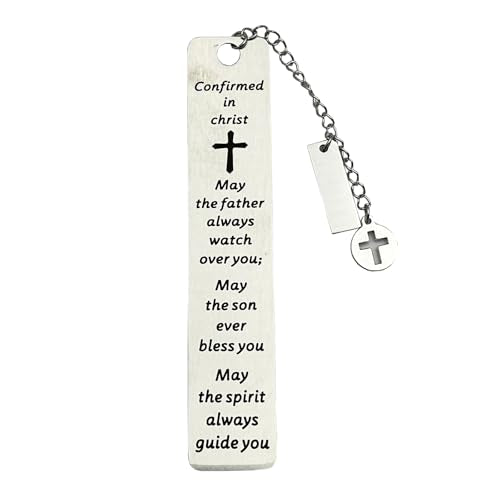 Christian Bookmark Gifts for Women Girls Boys, Inspirational Religious Book Mark Markers Faith (Confirmed in Christ) - style: Confirmed in Christ