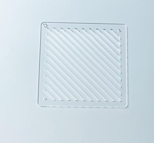 Acrylic Sashiko Stencil,Sashiko Embroidery Pattern,Quilt Stitch Mold,Small Needle Embroidery for Manual DIY Tool Template (Oblique Lines) - style: Oblique lines