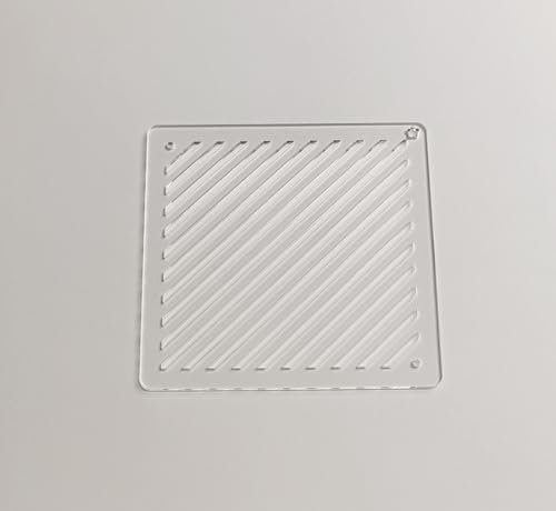 Acrylic Sashiko Stencil,Sashiko Embroidery Pattern,Quilt Stitch Mold,Small Needle Embroidery for Manual DIY Tool Template (Oblique Lines) - style: Oblique lines