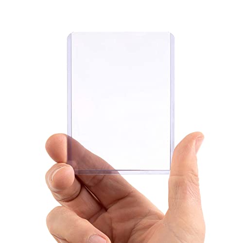 Vault X (800 Pack) - 400 Toploaders 35pt & 400 Penny Sleeves - 3" x 4" Rigid Card Holders + Soft Sleeves for Trading Cards