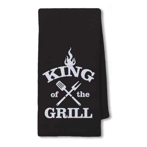 King of the Grill Hand Towels for Kitchen - color: Grill King