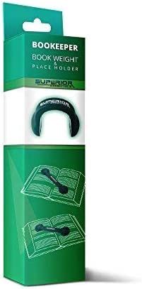 Bookmark/Weight-Page Holder-Holds Books Open and in Place-Green-by Superior Essentials - color: Green