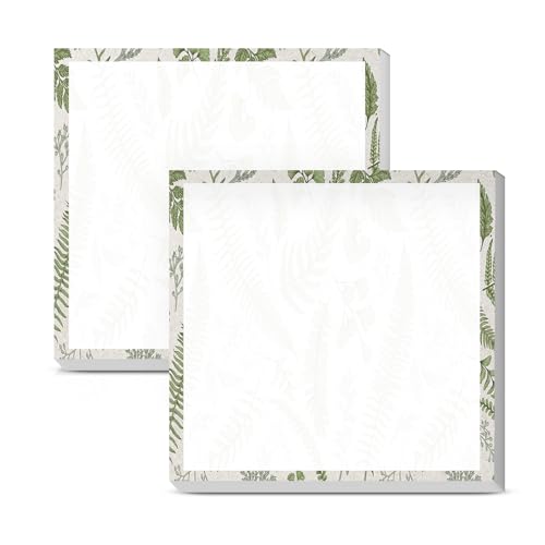 Sticky Notes 3x3 Inches, 2 Pads, Easy Post Cute Self-Stick Notes, Colorful Self Stick Notes Pads for Home Office Notebooks Accessories, Strong Adhesive Note Pad Green Leafs - color: Green Leafs