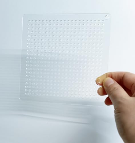 Acrylic Sashiko Stencil,Sashiko Embroidery Pattern,Quilt Stitch Mold,Small Needle Embroidery for Manual DIY Tool Template (Dots 0.5cm) - style: Dots 0.5cm