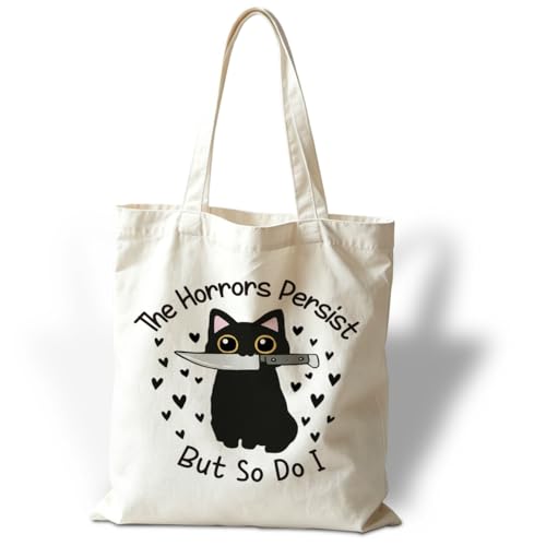 Funny Canvas Tote Bag, Reusable Shoulder Grocery Bag, Holiday Gift Bags for Friends, 13.7x15.7 inch - color: Style 45