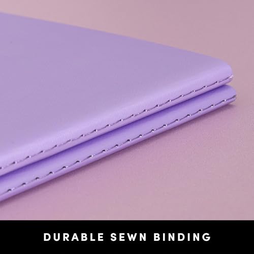 PAPERAGE Soft Cover Lined Journal Notebook, 2 Pack, (Pink Blush), 100 Pages, Large 7.5 inches x 9.5 inches, College Ruled, Ideal for Note Taking & Travel Journal - color: Pink Blush, style: Lined 100pgs (2 Pack)