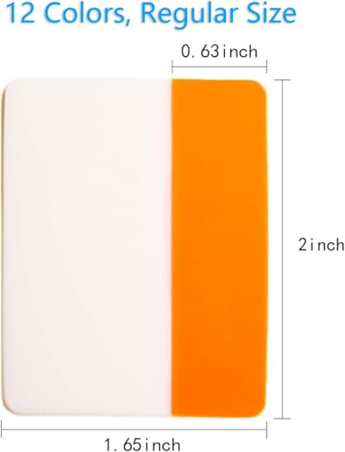 KICNIC Sticky Tabs Index Tabs, 2 Inch, 720 Pieces, 12 Colors, Self Adhesive - color: Neon Colors, size: 720pcs