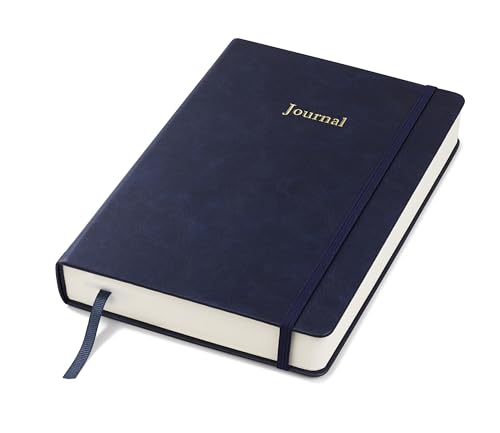 Wykeham's Executive 2026 Undated Daily Journal Planner – Customization Available (Royal Blue, 8.5"×5.5") - color: Royal Blue