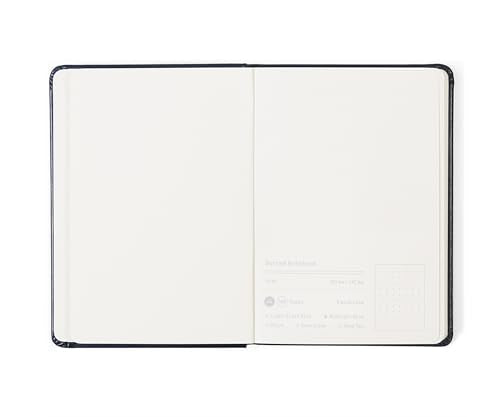 A6 Lined Hardcover Notebook, 100 GSM Paper, Dark Green - color: Dark Green, size: A6（2026 Edition）