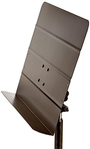 Amazon Basics Portable Height Adjustable Sheet Music Stand, Sturdy Metal, Black