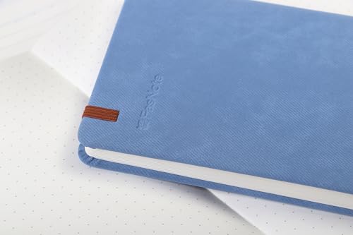A6 Lined Hardcover Notebook, 100 GSM Paper, Light Steel Blue - color: Light Steel Blue, size: A6（2026 Edition）