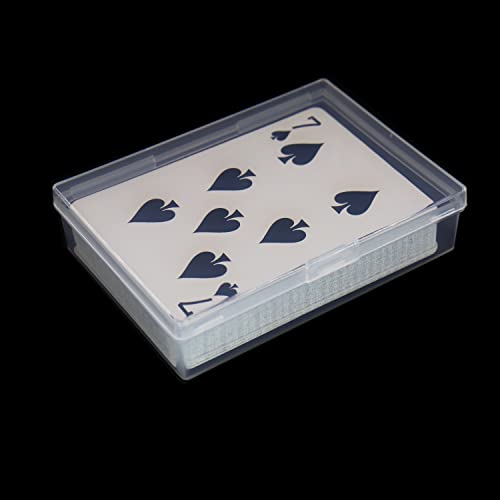 Playing Card Case 3Pcs Plastic Playing Card Box Holder Storage Organizer - style: 3pcs for Poker Size