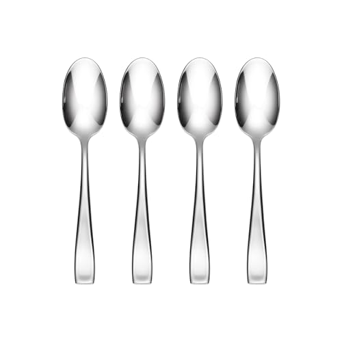Oneida Moda Teaspoons Silverware Set for 4, Flatware - style: Teaspoons, 4-Piece Set