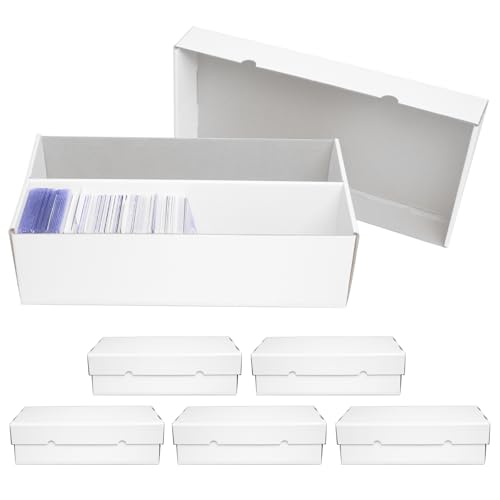 NUMINA 6 Pack 2 Row Trading Card Storage Boxes Card Organizer - size: 6 Pack