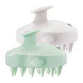 HEETA 2-Pack Large Scalp Massager Scrubber Shampoo Brush for Hair Growth - color: New Beige & Green