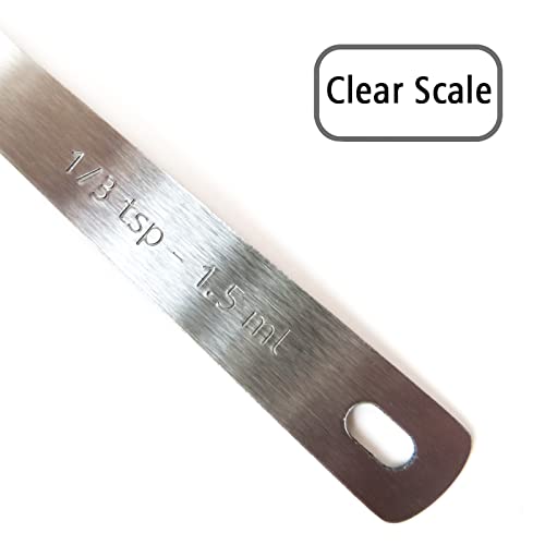2PCS 1/3tsp(1.5ml) Tiny Measuring Spoon, Small Teaspoon for Tiny Amounts - size: 1/3tsp|1/10tbsp|1.5ml