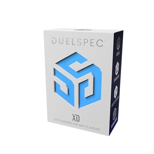 XD – Sky Blue – Premium TCG Card Sleeves 100 Pack Standard Size 66x91mm Matte Deck Protectors, Clear Front & Opaque Back, Tournament Grade Trading Card Sleeves for Standard Trading Cards - color: Sky Blue