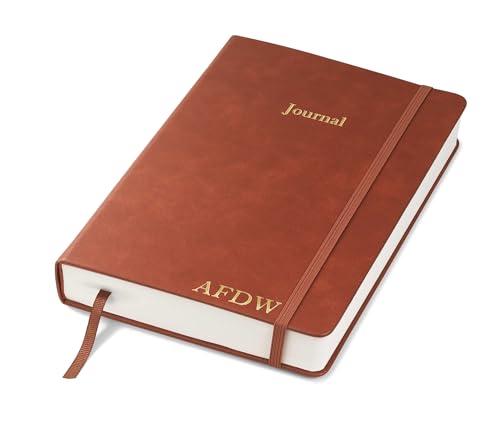 Wykeham's Executive 2026 Undated Daily Journal Planner – Customization Available (Personalized Brown, 8.5"×5.5") - color: Personalized Brown