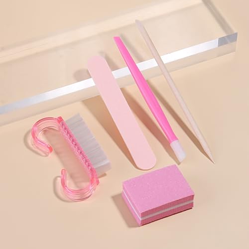 SUTOKAKA 10 Sets Disposable Manicure Prep Kit for Travel Home Portable Basics 5 in 1 Nail Salon Pedicure Kit Professional Nail Tools Supplies - size: 10 MIX2