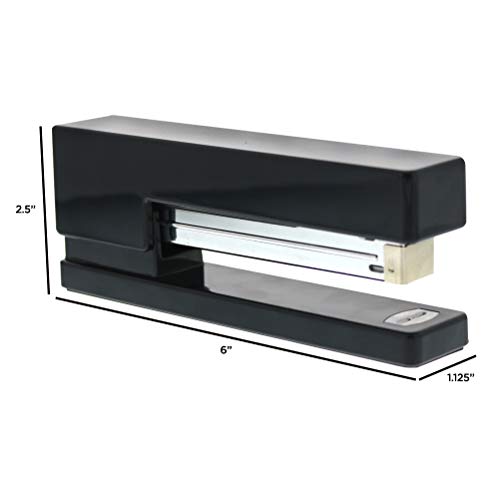 JAM PAPER Modern Desk Stapler - Black - Sold Individually - color: Black, size: Pack of 1