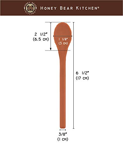 Honey Bear Kitchen Silicone Stirring Spoon (Set of 2, Ultra Violet) for Coffee & Tea - color: Ultra Violet