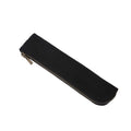 Slim Pencil Case Small Pencil Pouch Pen Case (Black/CV) - color: Black