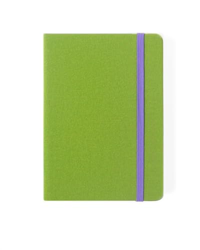 A6 Lined Hardcover Notebook, 100 GSM Paper, Olive - color: Oliver, size: A6（2026 Edition）