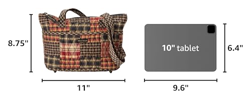 Bella Taylor Small Tote, Quilted Shoulder Bag for Women - color: Beckham