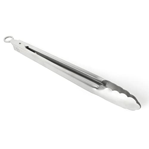 Martha Stewart Richburn 12-Inch Stainless Steel Kitchen Tongs – Durable, Heat-Resistant Cooking and Serving Tool - size: Tongs (12")
