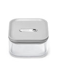 Caraway 1 qt Glass Airtight Food Storage Container with Lid - color: Gray, size: 1qt Container
