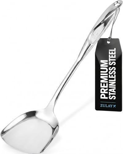 Zulay Kitchen Stainless Steel Wok Spatula - size: Wok Spatula