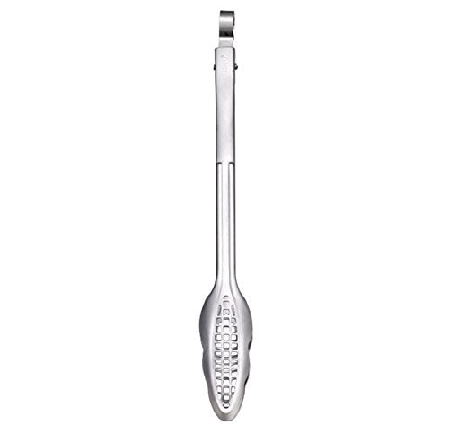 Cuisipro Stainless Steel Narrow Grill/Fry Tongs, 12-1/2-Inch - size: 12-1/2-Inch