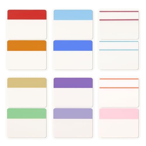 KICNIC Sticky Tabs 240 Pcs 2in, Pastel Book Tabs, 12 Colors, Adhesive BOPP - color: Pastel Colors, size: 240pcs
