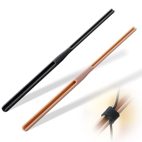 2 Pack Rosary Cord Knotting Tool, Dual Head,Brown and Black - color: Brown and Black