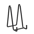 Plate Holder Easel Display Stand - 6 inch Metal Plate Stands for Display - Tabletop Picture Stand - Black Iron Easels for Display Pictures | Photo Frames | Book | Decorative Plates | Plaque - 4 Pack - size: 6 inch (4 pack)