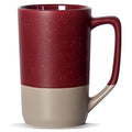 16 OZ Large Coffee Mug, Ceramic Coffee Mugs, Big Tea Cup, Red - color: Red