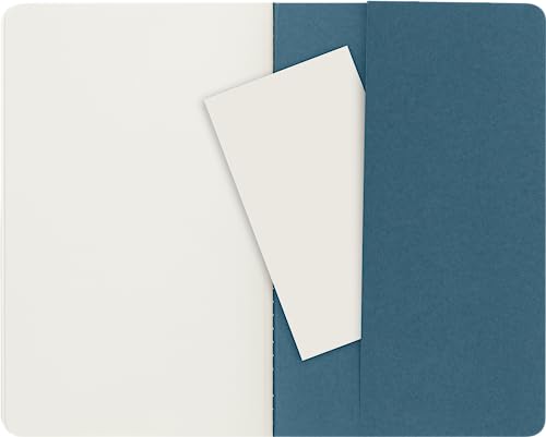 Moleskine Cahier Journal, Soft Cover, Large (5" x 8.25") Ruled/Lined, Black, 80 Pages (Set of 3)