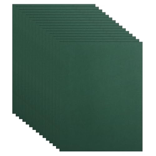 Guakicae 40 Sheets Dark Green Cardstock 8.5 x 11 Craft Paper 75lb - color: Green, size: 40 Sheets