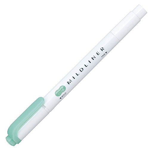 Zebra B-WKT7-MBG Highlighter, Mild Liner, Blue Green, 10 Pieces - color: blue green, size: 1 Count (Pack of 10)