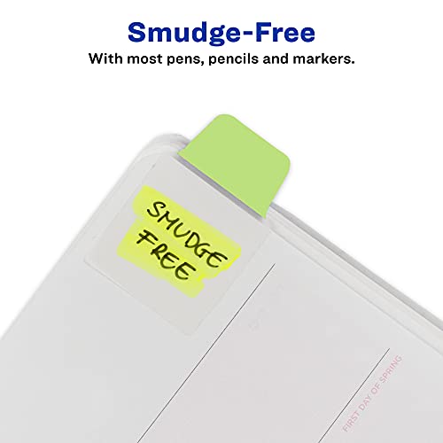 Avery Mini Ultra Tabs, 1" x 1.5" Repositionable, 40 Pastel Tabs